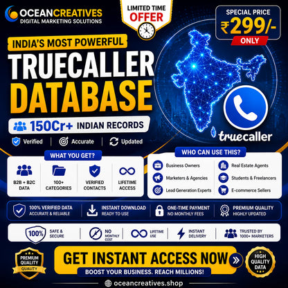 Caller ID Verified Mobile Database 2026 Update (Pan India – 150Cr+ Records)